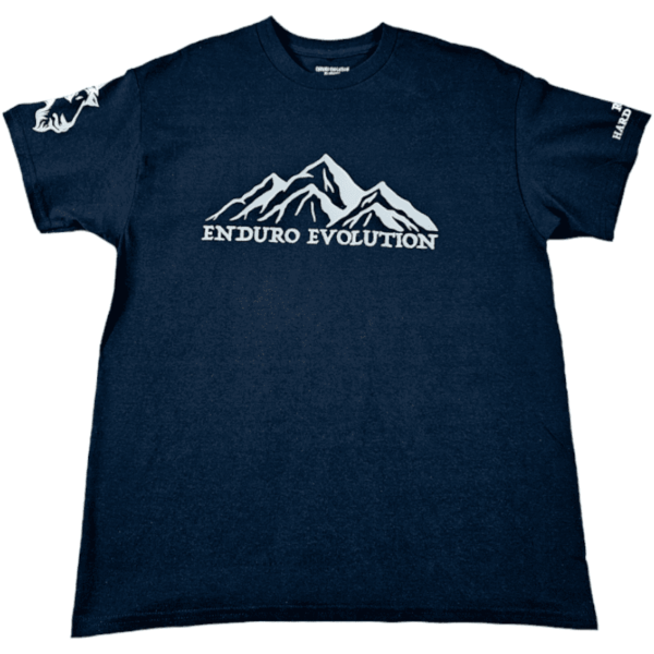 A t-shirt with the words enduro evolution on it.